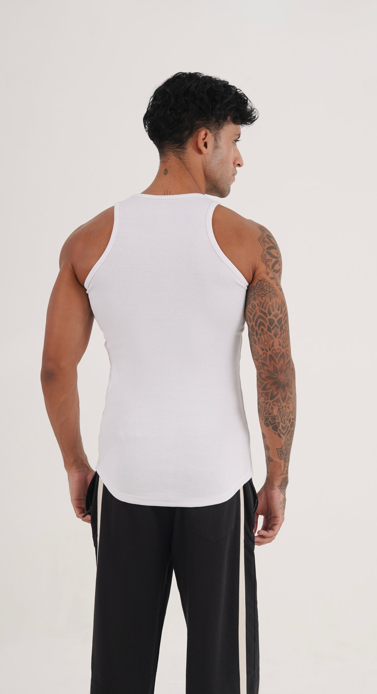 Vanta Ribbed vest - WHITE