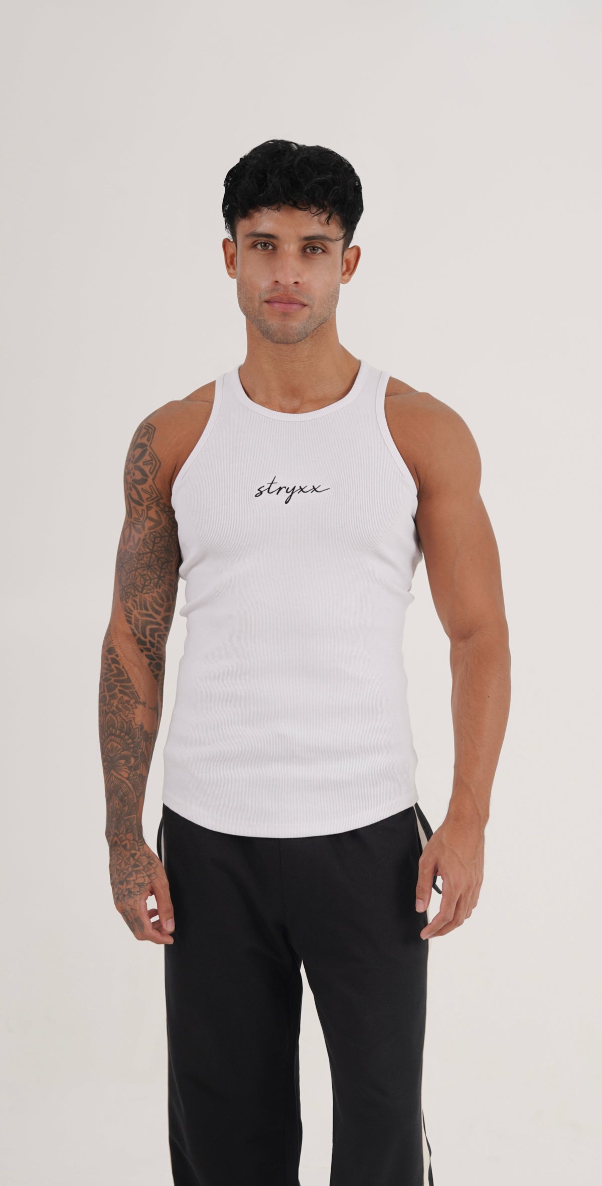 Vanta Ribbed vest - WHITE