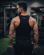 STRYXX Signature Ribbed Performance Vest (Black)